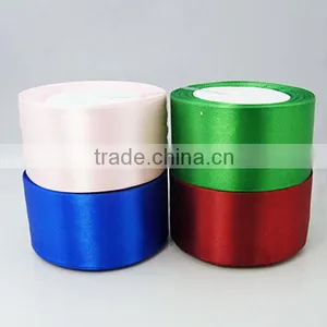 Decorative Wide 50mm Satin Ribbons, Ribbon Suppliers, 25yards/roll, 4rolls/pack(SRIB-RC50mmY) thumbnail-1