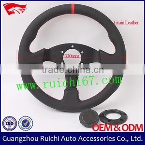 Racing Univeral Steering Wheels PU/PVC Drifting Car Steering Wheel In Stock thumbnail-1