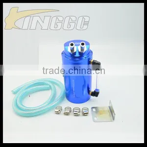 Car Engine Aluminum Universal Auto Fuel Tank Oil Catch Can thumbnail-3