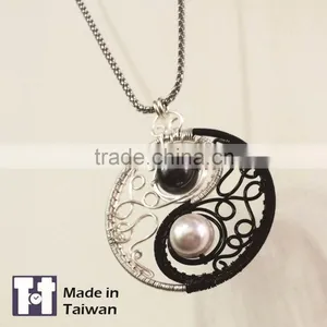 Customized Charm 925 Silver Tai Chi Necklaces Jewelry thumbnail-5