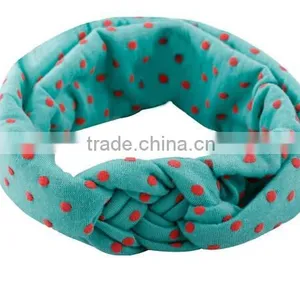 Red Toddler Baby Girls Polka Dot Headband Hair Band Headwear Wrap Accessories thumbnail-3