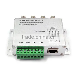 New Multi Channel Cctv Security Equipment Video Balun YJS-8104 thumbnail-4