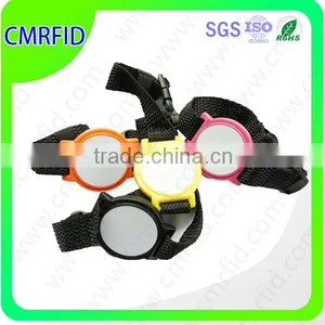 Watch Like Style Nylon Rfid Wristband Bracelt for Event thumbnail-2
