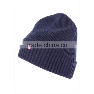 China Factory Hot Sale Fashion Cheap Winter Acrylic Custom Knit Hat thumbnail-2