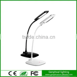 2015 Led Desk Lamp Ultra-thain Plated Edge Lamp Head,ultra-fine Goose Neck Lamp Arm Usb Charging Cable User Manual thumbnail-1