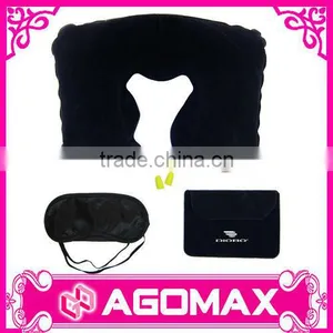 Inexpensive Novelty Gift Durable Airline Eyemask Pillow Travel Kit thumbnail-2