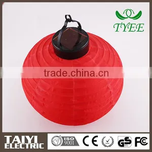 TYEE Chinese Style Red Lantern of Solar Garden Lighting thumbnail-1