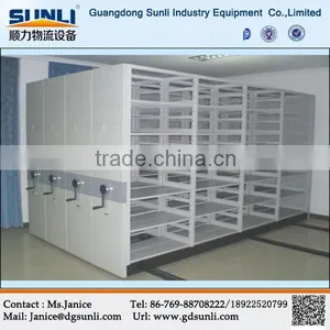 High Density Office Filing Cabinet Mechanical Storage Mobile Racking System thumbnail-3