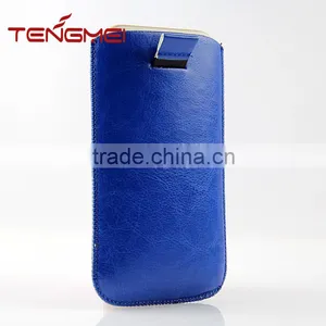Oil Leather Mobile Phone Bag Easy Carrying, for HTC Phones Universal Case thumbnail-1