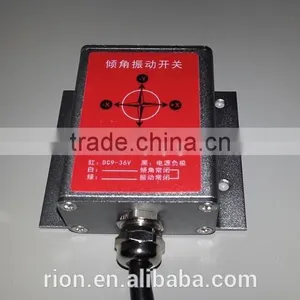 Relay Output Dual Axis Vibration Tilt Switch Sensor Tilt Angle + Acceleration Dual Alarms Output thumbnail-1