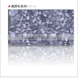 Decorative Pebble Resin Panel Restaurant Onyx Table Top thumbnail-1