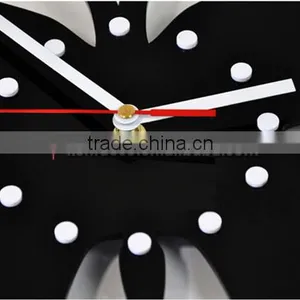 Cheap Promotion Butterfiy Style Decorative Wall Clock thumbnail-4