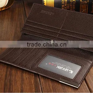 New Mens Leather Bifold Long Wallet Purse Clutch Handbag Credit Card Holder thumbnail-5