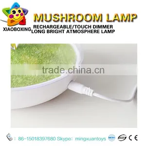Spot Supply Colorful LED USB Rechargeable Sensor Lamp Mushroom Night Light thumbnail-4