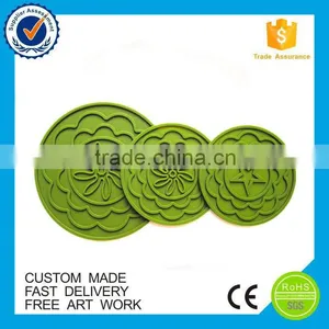 Top Quality Custom Print Logo Soft Pvc Coaster thumbnail-3