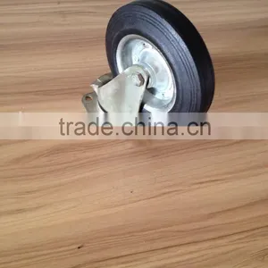 8 X2.5 Inch Solid Rubber Caster Wheel thumbnail-1