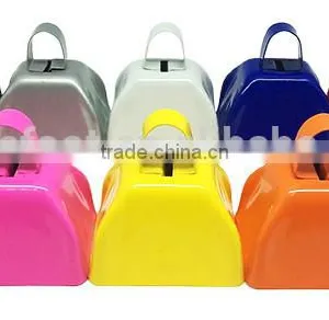 3''metal Cow Bell in Many Colors With Logo Printed as Promotional Gifts thumbnail-3