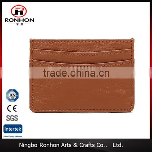 PU Leather Unisex Slim Super Thin Card Holder Pouch thumbnail-4