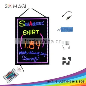 2015 Hot Selling Led Board for Advertising Led Illuminated Writing Board thumbnail-2