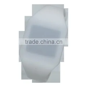 Fusion White Mini Hidden LED Touch Screen Watch thumbnail-3