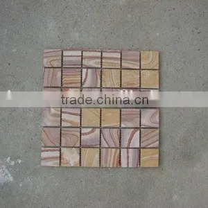 Peacock Mosaic Bathroom Floor Tiles for Sale thumbnail-5