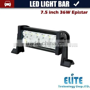 7.5 Inches 2520LM 36W Off Road Truck Work Light Led Flood Double Row Led Light Bar thumbnail-2