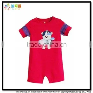 Cute Embroidery Baby Boy Clothes With Red Color From BKD Baby Clothes thumbnail-1