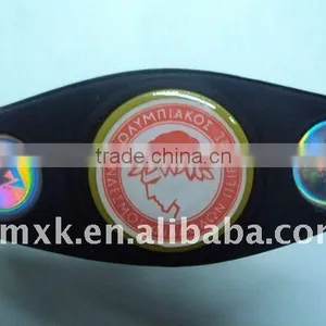 Promotion Football Power Silicone Rubber Wristband thumbnail-1