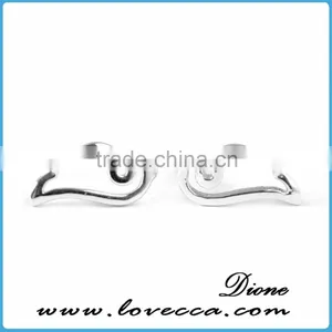Free Shipment Women Pure Silver Leaf Earring Setting Wholesale Factory Supplier thumbnail-1