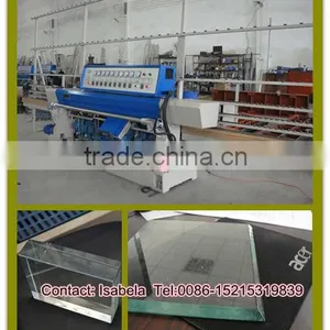 Hot Selling Glass Edge Polishing Machine With CE Certificate / 9 Motor Beveling Glass Edge Polishing Machine (RTJM93P) thumbnail-1