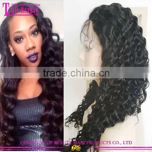2016 Top Selling Perfect Charming Best Sale 26Inch Malaysian Lace Front Wigs thumbnail-2