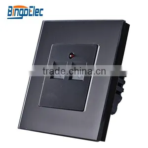 Toughened Glass Panel Universal Wall Socket Usb Charger thumbnail-3