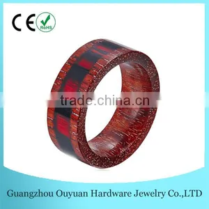 Mens Wooden Finger Jewellery Ring thumbnail-1