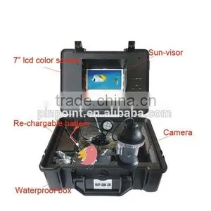 7'' TFT LCD Underwater Fishing Camera 50m Cable 1/4 SONY CCD 24 Pcs LED Lights Remote Control Night Vision thumbnail-2