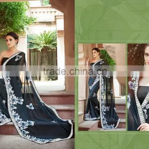 Summer Party Wear Bridal Collection Saree thumbnail-4