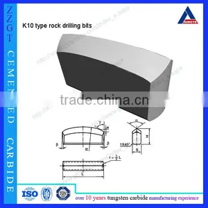 K10 Type Hard Metal for Rock Drilling Tools Tungsten Carbide Drill Bits thumbnail-1