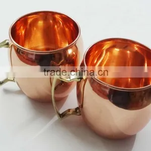 Moscow Mule Copper Mug FDA Certified SGS Tested thumbnail-3