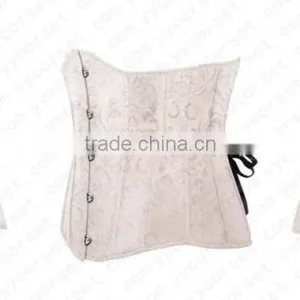 Hot Sale Heavy Brocade Fabric Full Steel Boned Tight Lacing Back Support Corset thumbnail-1