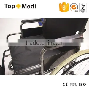 TOPMEDI TSW209AE-61 Heavy Duty Cheap Price Extra Wide Seat Steel Manual Wheelchair thumbnail-3