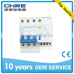 RCCB, ELCB,RCBO 3P+N RESIDUAL-CURRENT CIRCUIT BREAKER DZ47LE-63 230/400V 3P+N thumbnail-1