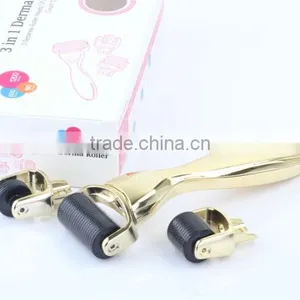 Widely Used Cheap Dermo Roll Kit 3 in 1 Derma Roller With Replcaeable Roller for Beauty thumbnail-5