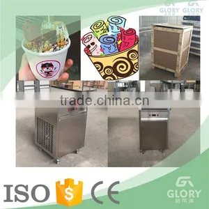 Newest Frozen Snack Equipment Thainland Fried Ice Cream Machine thumbnail-6