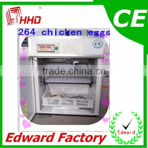 HHD CE Certificate 264 Chicken Eggs Automatic Industrial Incubator for Chickens thumbnail-1
