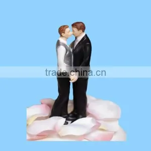 Newest Gay Lesbian Couple Wedding Cake Topper Figurine thumbnail-1