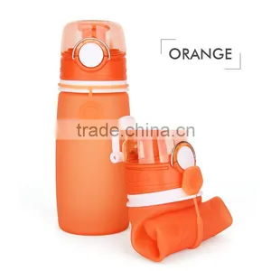 500ml Squeeze Silicone Water Bottle for Outdoor thumbnail-4