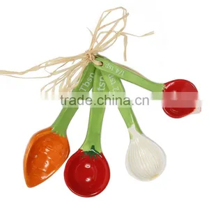 Ceramic Vegetable Measuring Spoons (Set of 4) thumbnail-1