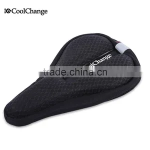 CoolChange Back Seat Mat Breathable Bike Cycling Sponge Saddle Seat Cushion Cover For MTB Road Bike thumbnail-1