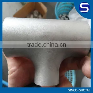 Stainless Steel Pipe Fitting/ Reducing Tee thumbnail-1