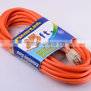 H60047 25ft 25' Extension Cord Orange Power Outdoor Heavy Duty 16 AWG 3 Wire Grounded thumbnail-1