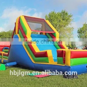 PVC Inflated Castle Made by PVC Inflatable Material From Hubei Jinlong thumbnail-3